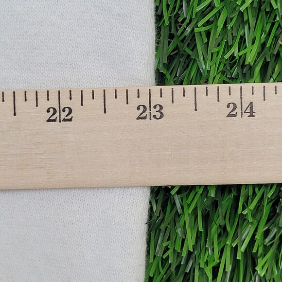 Vintage 80s Flower Heart Collared Sweatshirt Women XL 23x24 USA - Picture 9 of 13